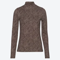 Damen NKD Damen-Langarmshirt mit Stehkragen
