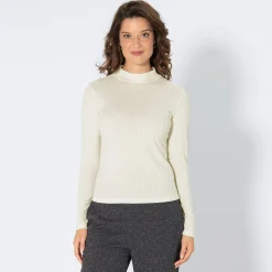 Damen NKD Damen-Langarmshirt mit Struktur