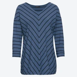 Damen NKD Damen-Langarmshirt mit Streifen-Design