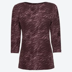 Damen NKD Damen-Langarmshirt mit U-Boot Ausschnitt