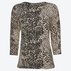 Damen NKD Damen-Langarmshirt mit U-Boot Ausschnitt