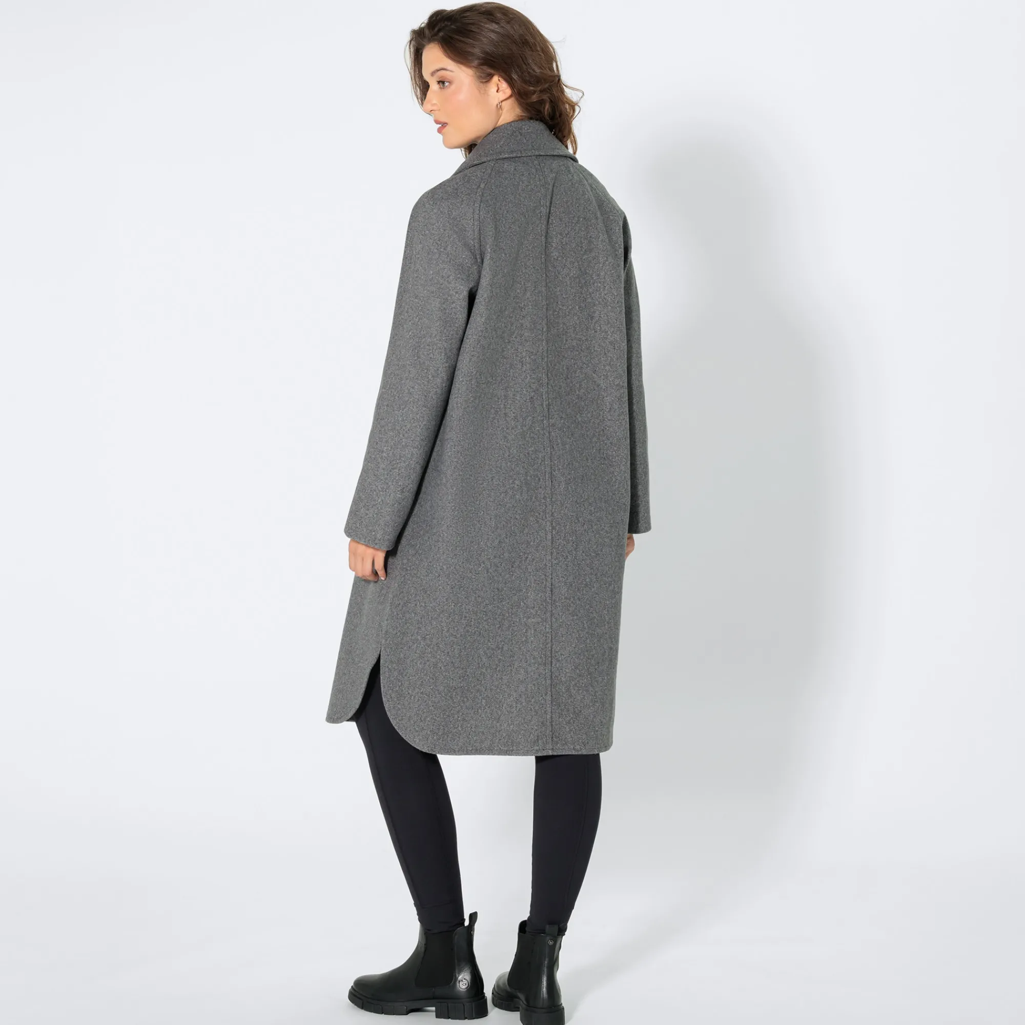 Damen NKD Damen-Mantel mit Knopfleiste