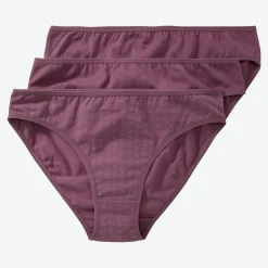 Damen NKD Damen-Minislip aus Baumwolle, 3er-Pack