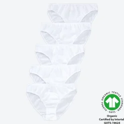 Damen NKD Damen-Minislip aus reiner Baumwolle, 5er-Pack