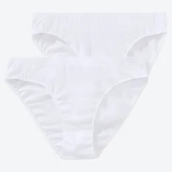 Damen NKD Damen-Minislip mit flachem Rand, 2er-Pack