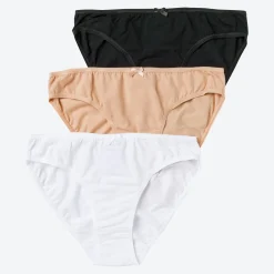 Damen NKD Damen-Minislip mit Schleife, 3er-Pack