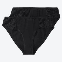 Damen NKD Damen-Minislip mit Spitze, 2er-Pack