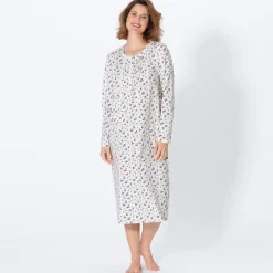 Damen NKD Damen-Nachthemd mit Allover-Print