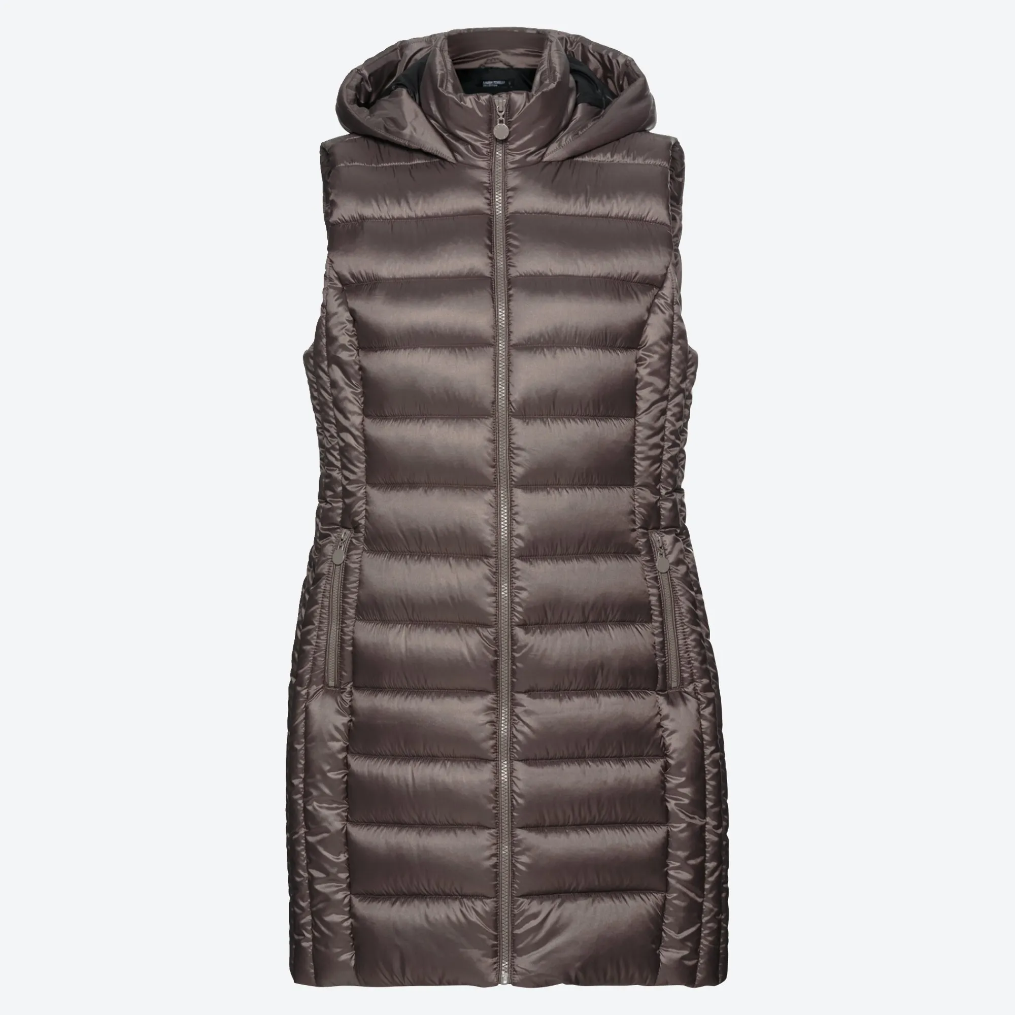 Damen NKD Damen-Outdoor-Langweste in glänzendem Design