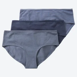 Damen NKD Damen-Panty mit hohem Baumwollanteil, 3er-Pack