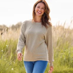 Damen NKD Damen-Pullover mit Jaquardstruktur