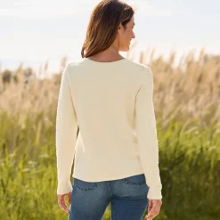 Damen NKD Damen-Pullover mit Noppenstruktur