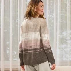 Damen NKD Damen-Pullover mit Strickmuster