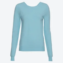 Damen NKD Damen-Pullover mit V-Ausschnitt am Rücken