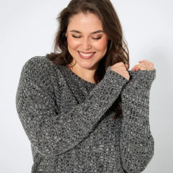Damen NKD Damen-Pullover mit Viskose, große Größen