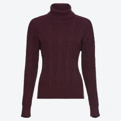 Damen NKD Damen-Pullover mit Zopfstrickmuster