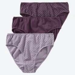 Damen NKD Damen-Rioslip aus Baumwolle, 3er-Pack