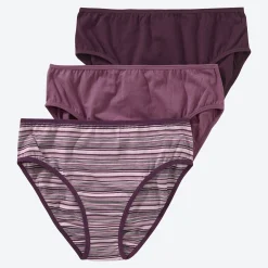 Damen NKD Damen-Rioslip in verschiedenen Designs, 3er-Pack