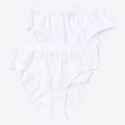 Damen NKD Damen-Rioslip mit glänzendem Rand, 2er-Pack