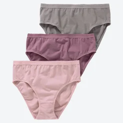 Damen NKD Damen-Rioslip mit verschiedenen Designs, 3er-Pack