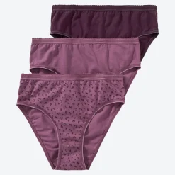Damen NKD Damen-Rioslip mit verschiedenen Designs, 3er-Pack