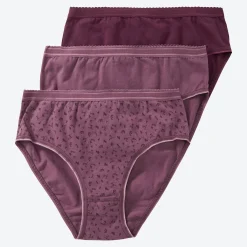 Damen NKD Damen-Rioslip mit verschiedenen Designs, 3er-Pack