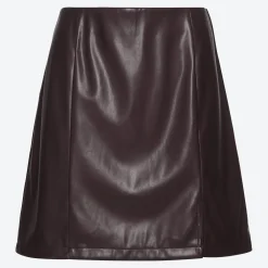 Damen NKD Damen-Rock in Kunstleder-Optik