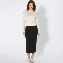 Damen NKD Damen-Rock mit Schlitz hinten