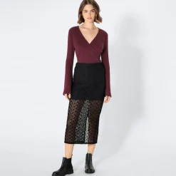 Damen NKD Damen-Rock mit Spitze