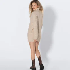 Damen NKD Damen-Rock mit Zopfstrick-Muster