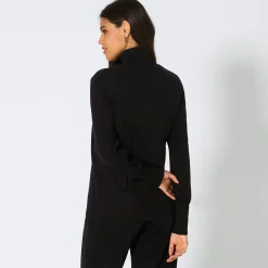 Damen NKD Damen-Rollkragen-Pullover mit Viskose
