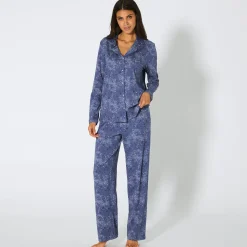 Damen NKD Damen-Schlafanzug mit All-Over-Muster