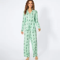 Damen NKD Damen-Schlafanzug mit Boyfriend-Schnitt