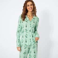 Damen NKD Damen-Schlafanzug mit Boyfriend-Schnitt