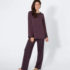Damen NKD Damen-Schlafanzug mit Satin-Details