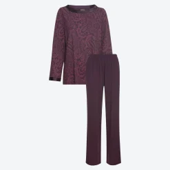 Damen NKD Damen-Schlafanzug mit Satin-Details