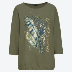 Damen NKD Damen-Shirt mit dekorativem Druck