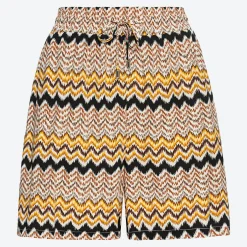 Damen NKD Damen-Shorts mit Zick-Zack-Muster