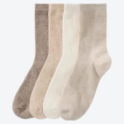 Damen NKD Damen-Socken in verschiedenen Farben, 4er-Pack