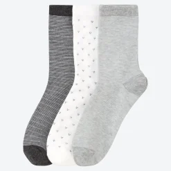 Damen NKD Damen-Socken mit hohem Baumwollanteil, 3er-Pack