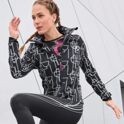 Damen NKD Damen-Softshell-Jacke mit abnehmbarer Kapuze