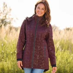 Damen NKD Damen-Softshell-Mantel mit Kapuze