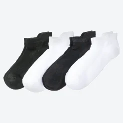 Damen NKD Damen-Sport-Sneaker-Socken mit Belüftungsstruktur, 4er-Pack
