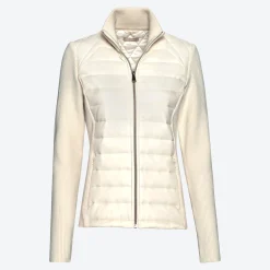 Damen NKD Damen-Steppjacke mit Strickeinsatz