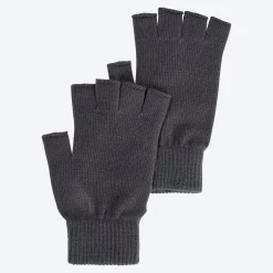 Damen NKD Damen-Strickhandschuhe, halbfingerlos