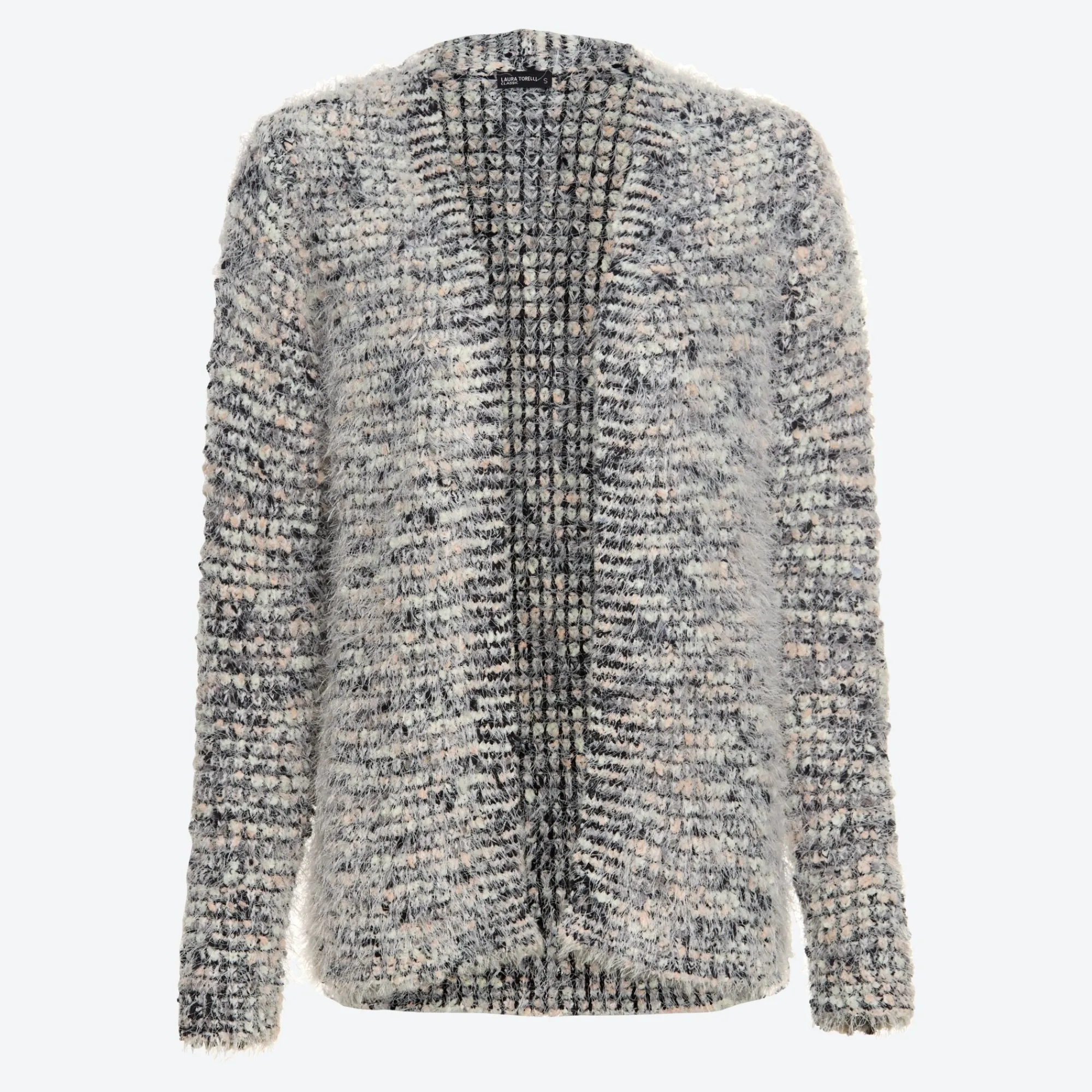 Damen NKD Damen-Strickjacke aus Popcorngarn