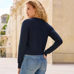 Damen NKD Damen-Strickjacke mit Knopfleiste