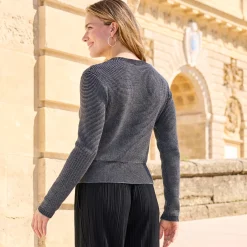 Damen NKD Damen-Strickjacke mit Struktur
