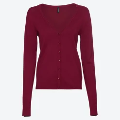 Damen NKD Damen-Strickjacke mit V-Ausschnitt