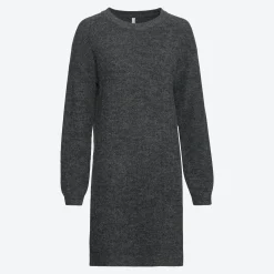 Damen NKD Damen-Strickkleid mit langen Ärmeln